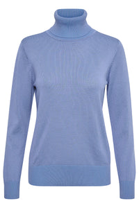 MILASZ KNITTED ROLLNECK - Colony blue