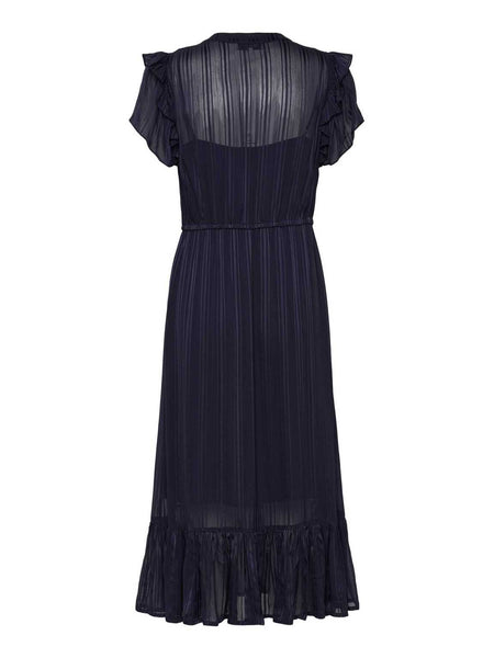 Rosemunde Gloria SS Midi Dress - Navy