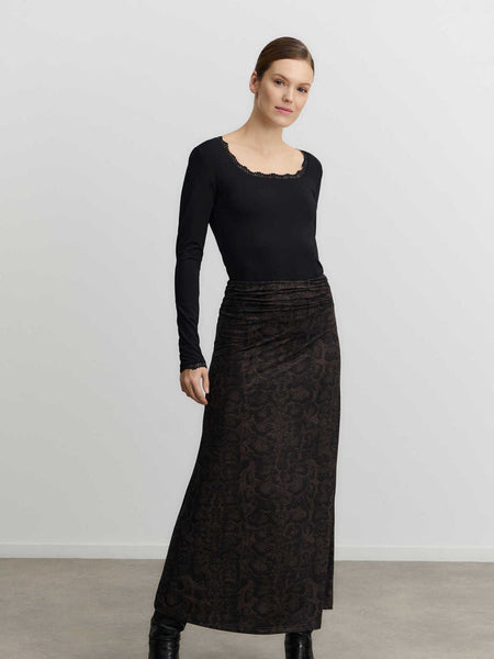 Rosemunde Billie Long Skirt Black