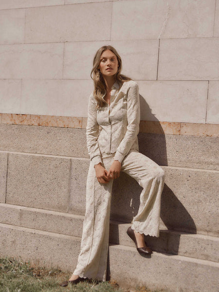 Rosemunde Fiona LS Lace Shirt