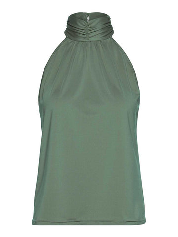 RWBillie Halterneck Top Laurel wreath