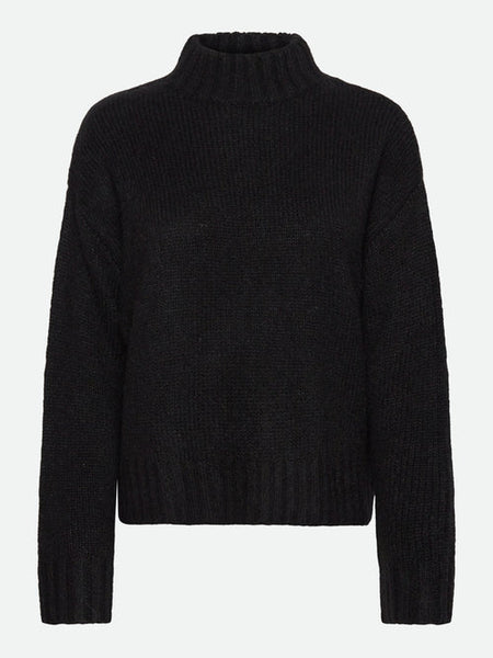 RWTulip Wool Blend LS Turtleneck Plain Pullover