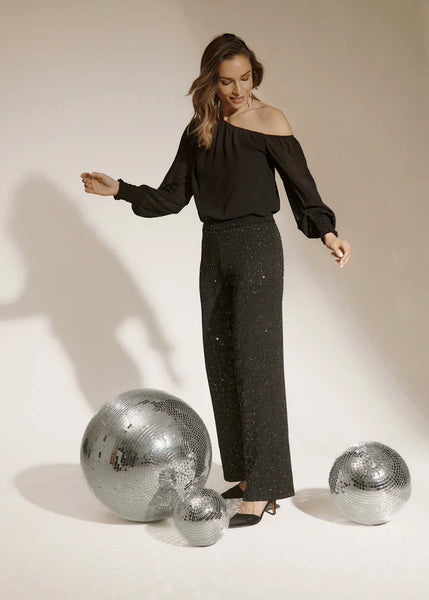 RWVibe MW Sequin Knit Trousers