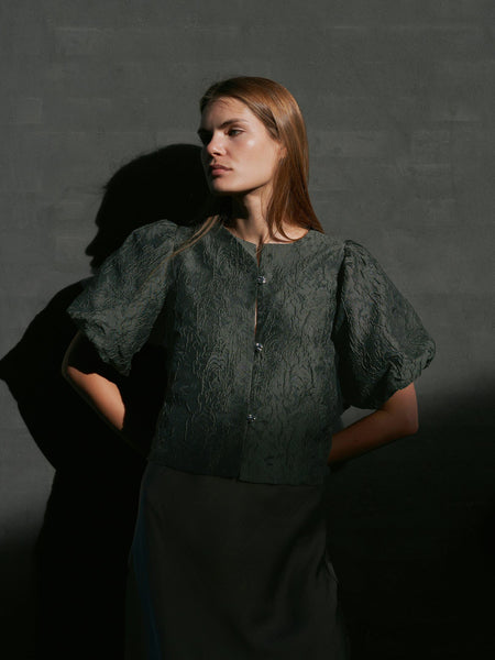Aisa Brocade Blouse