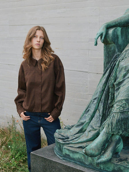 Rubby Faux Suede Jacket