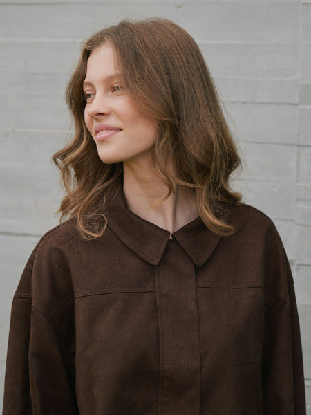 Rubby Faux Suede Jacket