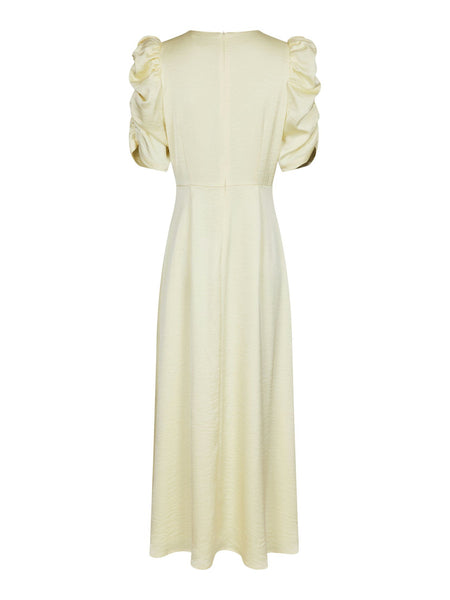 BENUTI SOLID DRESS - Light yellow