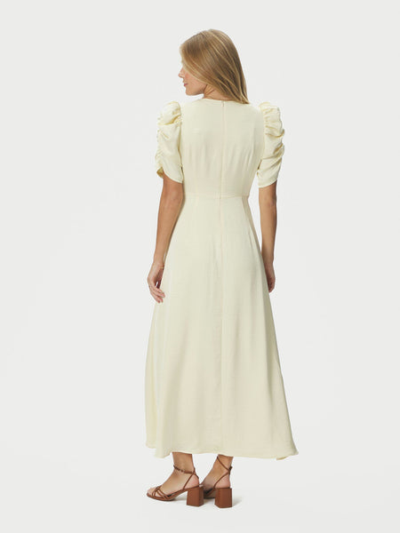 BENUTI SOLID DRESS - Light yellow