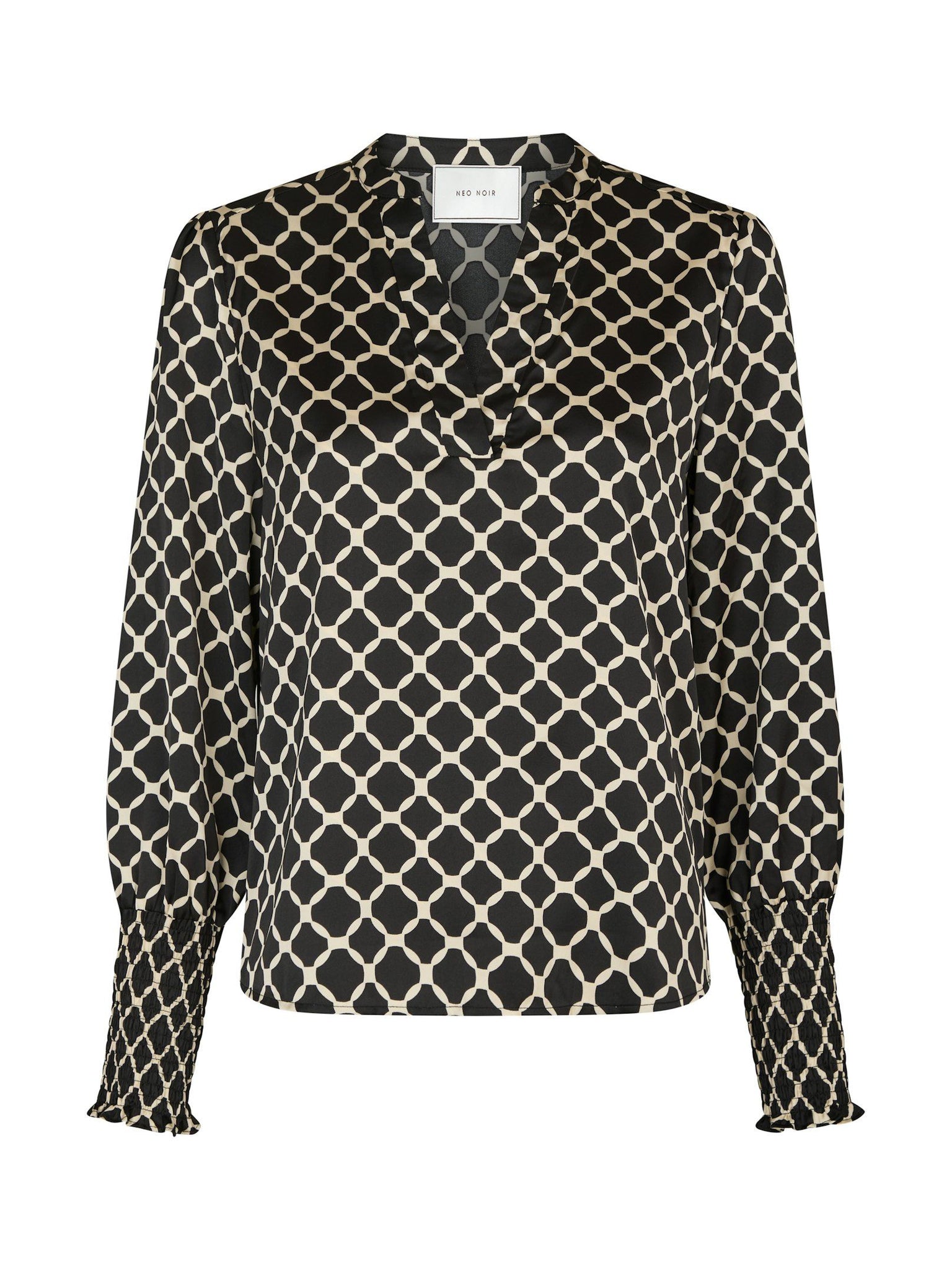LANDA TILE PRINT BLOUSE