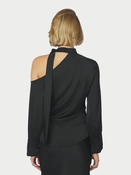 SHIRLI HEAVY SATEEN BLOUSE