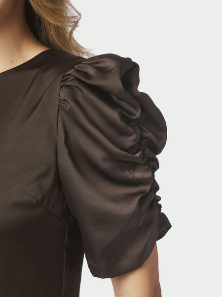 BENUA HEAVY SATEEN BLOUSE