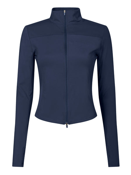NOLANA ZIP BLOUSE Navy