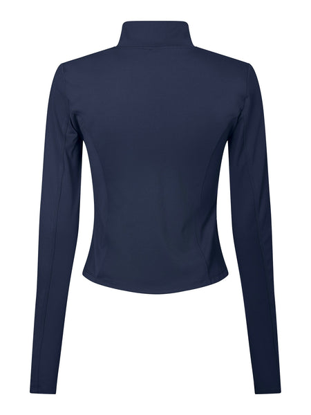 NOLANA ZIP BLOUSE Navy