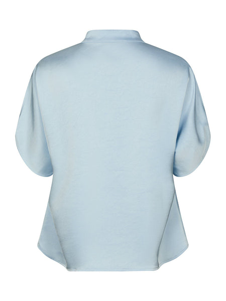 ANELLE HEAVY SATEEN BLOUSE
