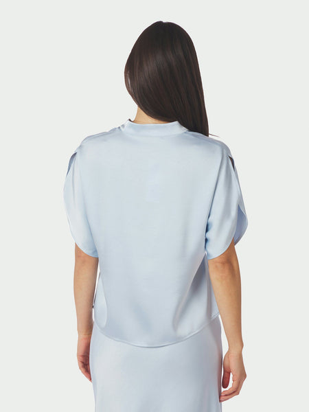 ANELLE HEAVY SATEEN BLOUSE