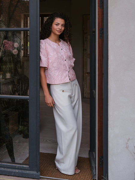 AISA SOFT BROCADE BLOUSE