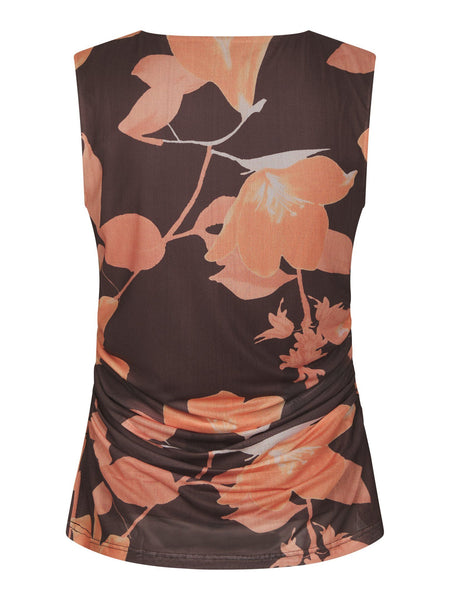 Liblana Flower Mesh Top