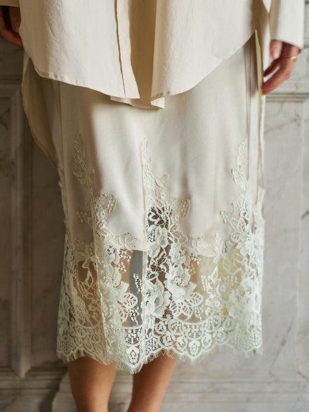 Yelina Heavy Sateen Skirt