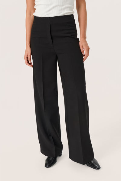 SLCorinne Wide Trousers Black