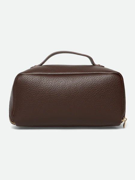 Munich Cosmetic Case - Dark chocolate gold
