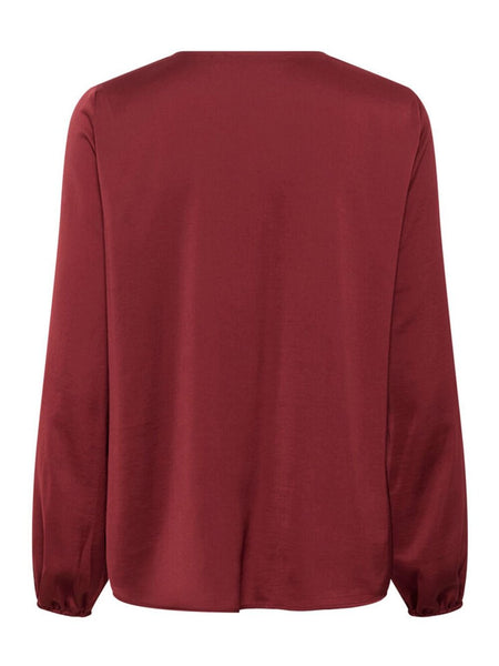 RindaIW Blouse - Cabernet