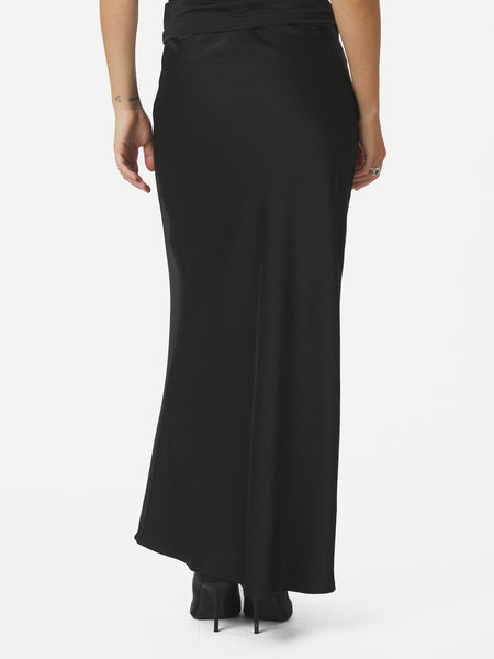 VICKY HEAVY SATEEN SKIRT