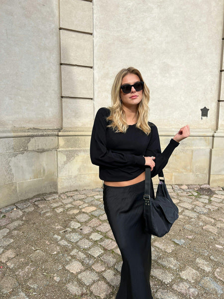 VICKY HEAVY SATEEN SKIRT