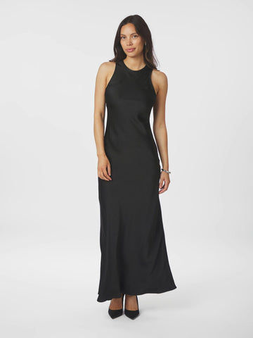 CELINIE HEAVY SATEEN DRESS