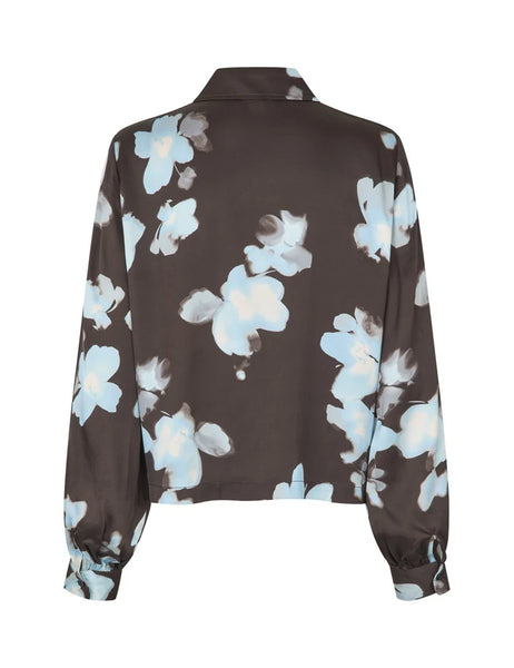 CARRERIA-M SHIRT - BIG FLOWER PAINT