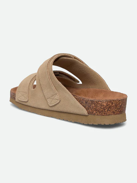 RHColina Leather Suede Strap Sandal