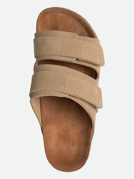 RHColina Leather Suede Strap Sandal