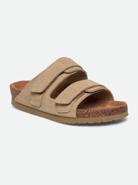 RHColina Leather Suede Strap Sandal