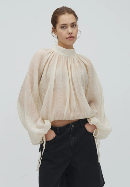 Menila-M Blouse - Pale Creme