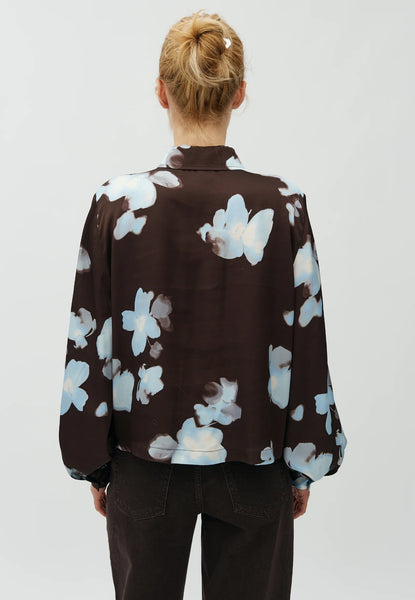 CARRERIA-M SHIRT - BIG FLOWER PAINT