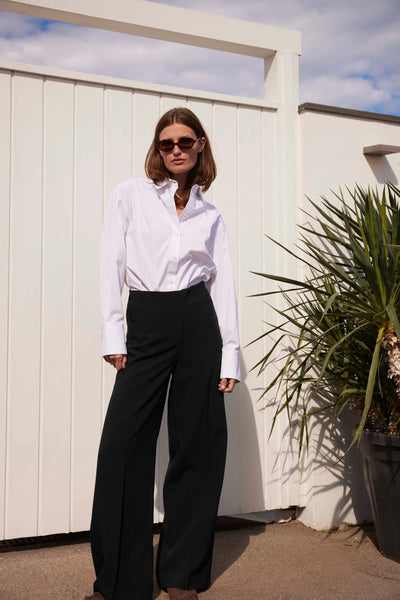 SLCorinne Wide Trousers Black