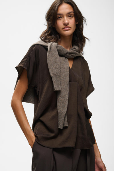 Rinda IW Top - Chocolate brown