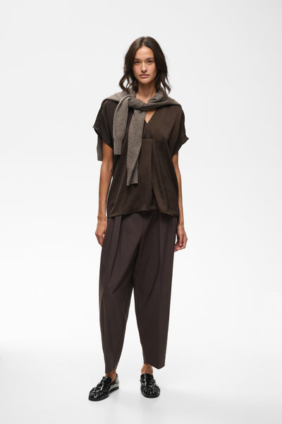 Rinda IW Top - Chocolate brown