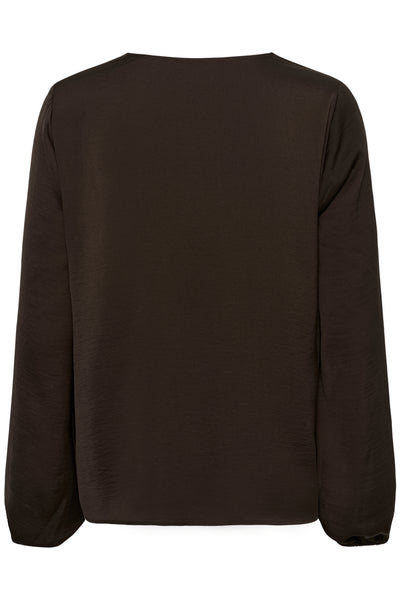 Rinda InWear Blouse- chocolate brown