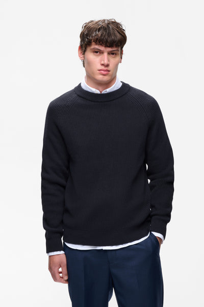 MAHELLSON PULLOVER - Dark Navy
