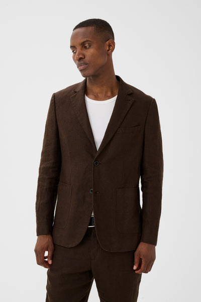 MACHARLES BLAZER - Chocolate Brown