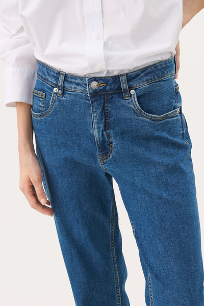 Judyas Part Two Jeans - Medium Dark Blue Denim