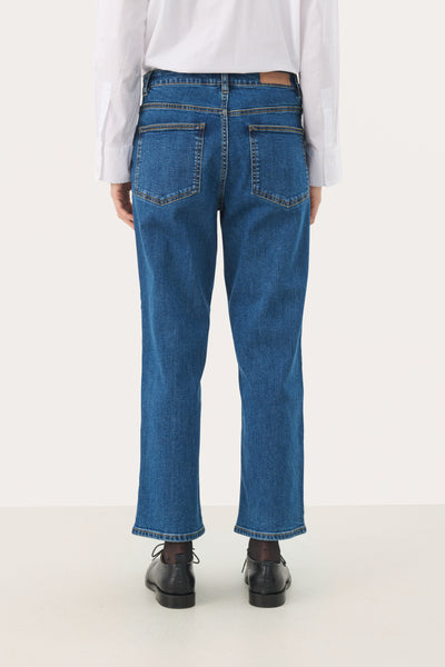 Judyas Part Two Jeans - Medium Dark Blue Denim