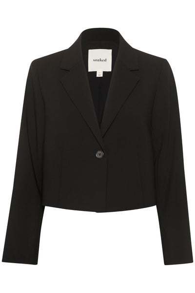 SLCorinne Cropped Blazer- BLACK