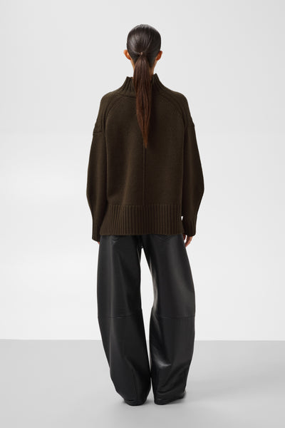 Moline High-Neck Pullover