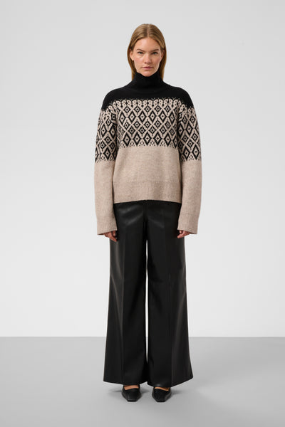 Soaked Kaylee Trousers -BLACK