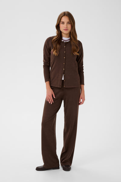 Mila Saint Tropez R-Neck Cardigan -Bracken melange
