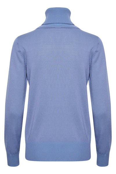 MILASZ KNITTED ROLLNECK - Colony blue