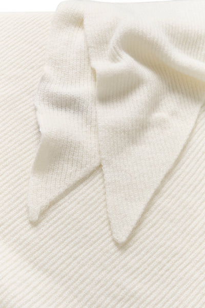 Alullu Saint Tropez Scarf - Ice Melange / White