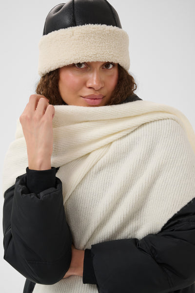 Alullu Saint Tropez Scarf - Ice Melange / White