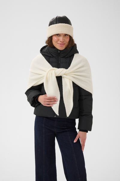 Alullu Saint Tropez Scarf - Ice Melange / White